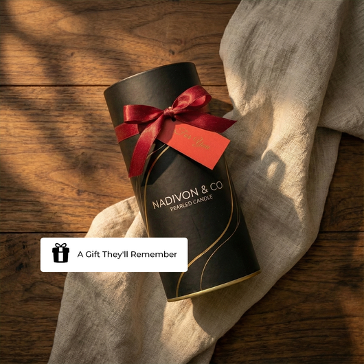 Nadivon Pearled Candle