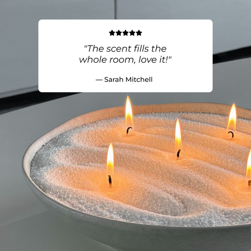 Nadivon Pearled Candle