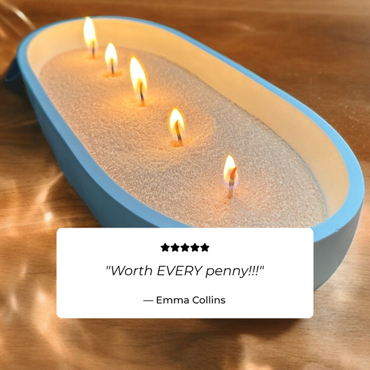 Nadivon Pearled Candle