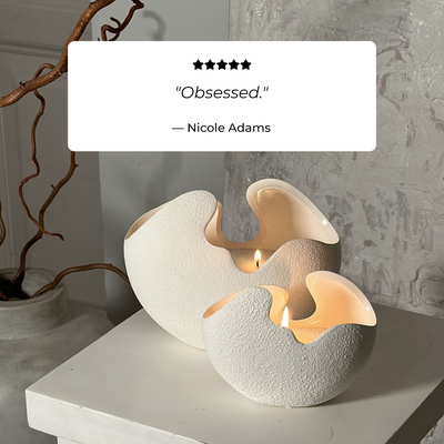 Nadivon Pearled Candle