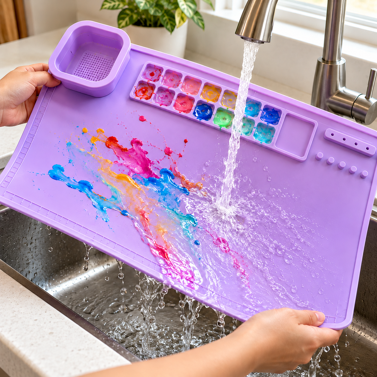 Rinses Clean in Seconds