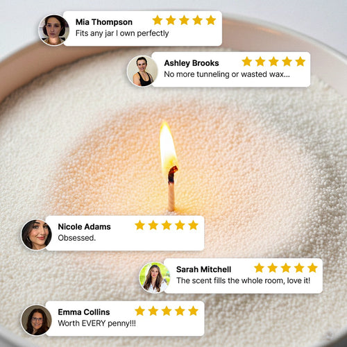 Nadivon Pearled Candle