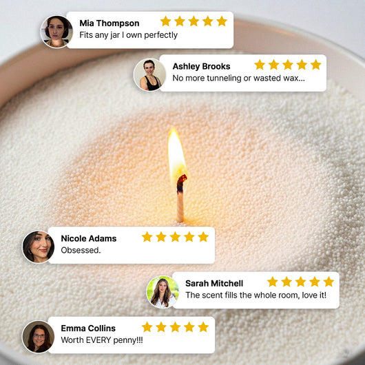 Nadivon Pearled Candle